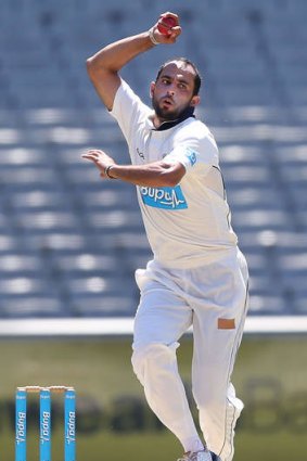 Bolter: Fawad Ahmed now wants to play for Australia.