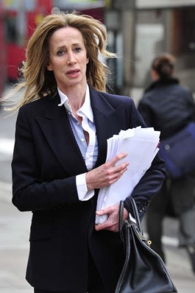 Michelle Young arrives at The Royal Courts of Justice in 2011.