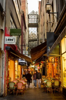 The city's much-loved laneways have been revitalised in recent years.