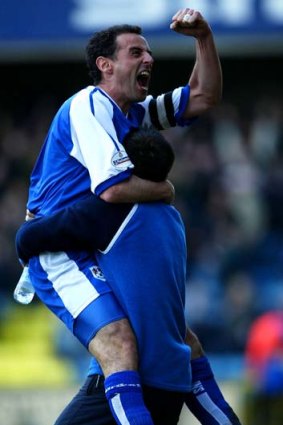Hard man: Kevin Muscat playing for Millwall.