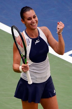 Back to the semis: Flavia Pennetta of Italy.