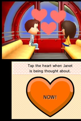 A screenshot from the video game Tomodachi Life. 