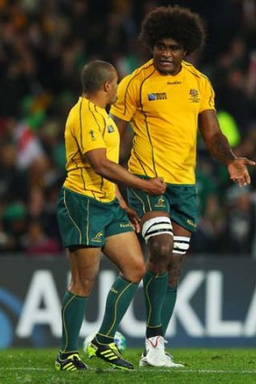 Blood brothers &#8230; Radike Samo are Will Genia are inseparable both on and off the field.