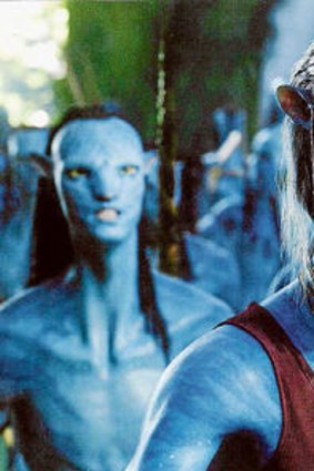 Sigourney Weaver in <i>Avatar</i>.