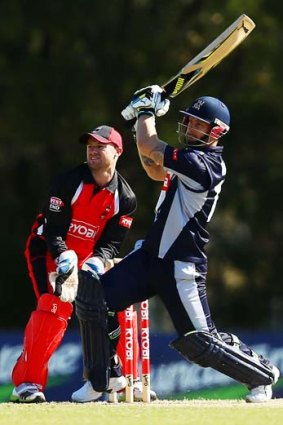Pressure-packed: Matthew Wade is keen to make the most of his opportunities for Victoria and as a wicketkeeper.