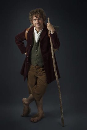 Epic adventure ... Martin Freeman plays Hobbit Bilbo Baggins.