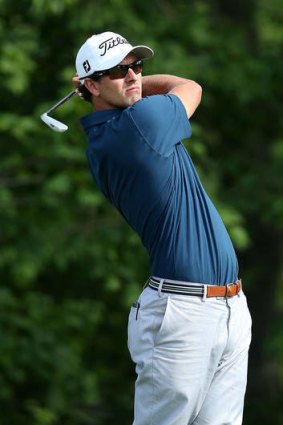 Big swing: Adam Scott is part of a power group at the US Open.
