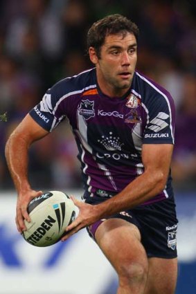 Double century: Cameron Smith is set to clock up his 200th NRL game on Sunday against Cronulla.