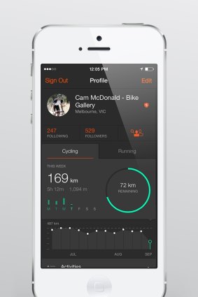 App: Strava is free but you might want to buy a kit to attach your phone to the bike.