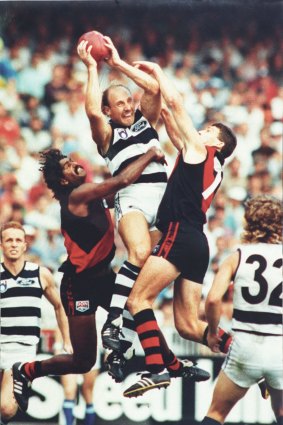 "One of the great games of all time": Gary Ablett kicked 14 against Essendon in '93 - and the Cats still lost. 