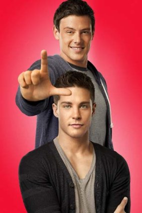 New class ... as <em>Glee</em> mainstay Cory Monteith, top, graduates, new faces such as Dean Geyer join the cast.