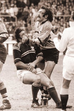 The 1973 grand final is remembered as one of the most brutal, summed up by the iconic image of Cliff Watson punching Manly's Peter Peters.