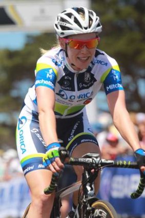 Pedal power: Tiffany Cromwell is aiming for Saturday's national title race.