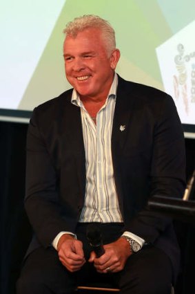 Australia's bowling coach Craig McDermott.