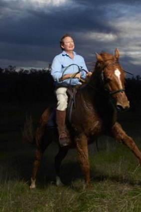 Horse sense: Andrew Forrest punts on his own creation.