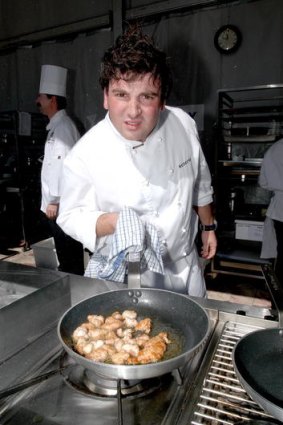 George Calombaris at the 2004 festival.