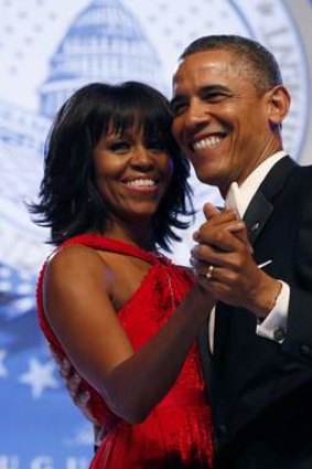 Picture perfect: US President Barack Obama and first lady Michelle Obama.
