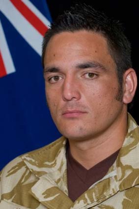 Humvee hit by roadside bomb &#8230; Luke Tamatea.