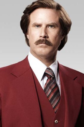 Clueless: Ron Burgundy (Will Ferrell) in <em>Anchorman 2: The Legend Continues</em>.