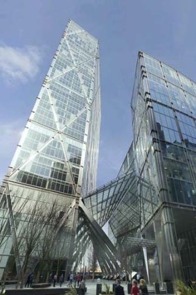 Broadgate Tower: Liverpool Street Station, London.