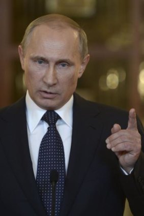 Vladimir Putin talks tough about MH17 and Kiev's alleged role in the tragedy.