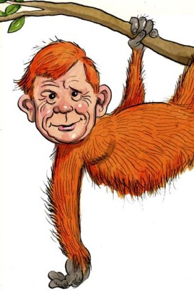 Ian Glasson ... already familiar with the plight of orang-utans.