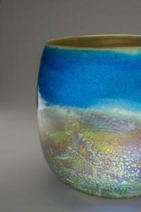 A pot by Greg Daly titled "Late Afternoon".