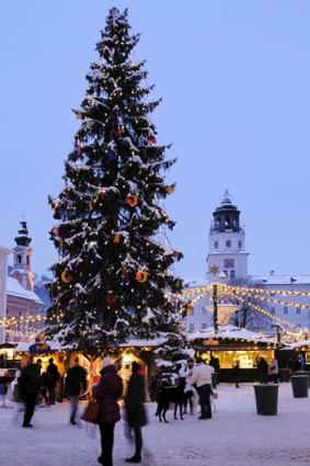 Christmas markets in Salzburg.