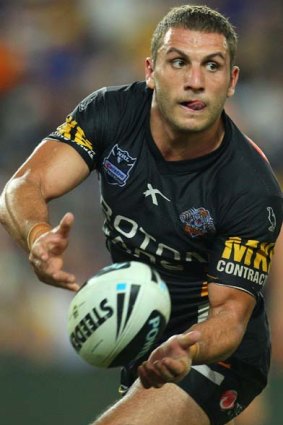 No certainty to play . . .  Robbie Farah of the Tigers.