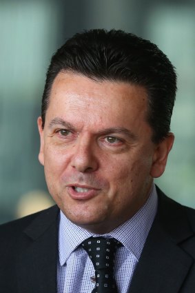 Snappy name: Nick Xenophon has set up the Nick Xenophon Team or NXT.