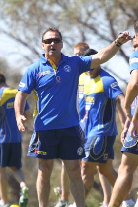 Honest and upfront ... new Eels coach Ricky Stuart wasted no time yesterday.