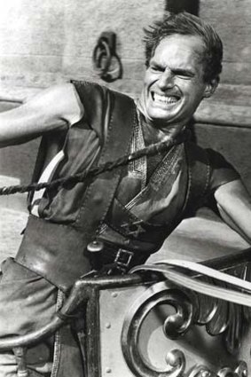 The original: Charlton Heston as Ben-Hur.