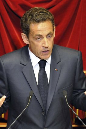 France's President Nicolas Sarkozy.