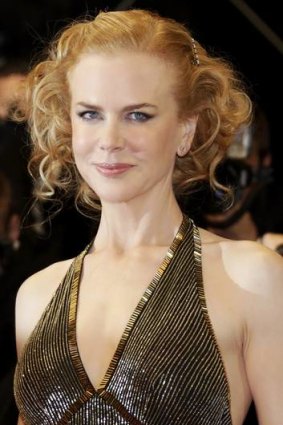 Flying visit: Nicole Kidman.