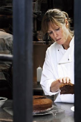 Star performer … Skye Gyngell in the kitchen at Petersham Nurseries Cafe.