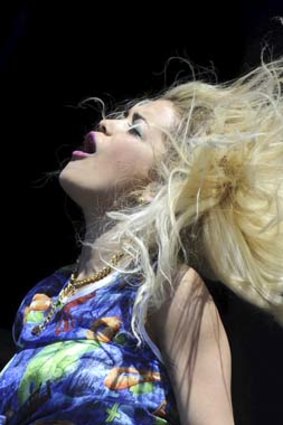 Hot right now: Rita Ora at the Future Music Festival.