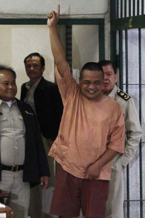 Justice call: Jailed red shirt leader Jatuporn Prompan.