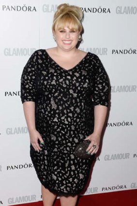 Proud winner: Rebel Wilson holds herself in high esteem, and so do those dishing out the <i>Glamour</i> award for film actress of the year.