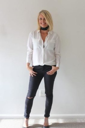 Chic and simple: Claire Fabb.