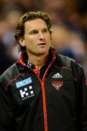 James Hird after the loss to Geelong.
