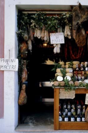 Norcia is renowned for its pork and wild boar products.
