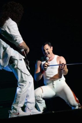 Englishman Giles Taylor captures the spirit of Freddie Mercury in "Queen: It's a Kinda Magic".