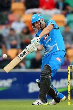 Alex Hales in action against the Hurricanes.