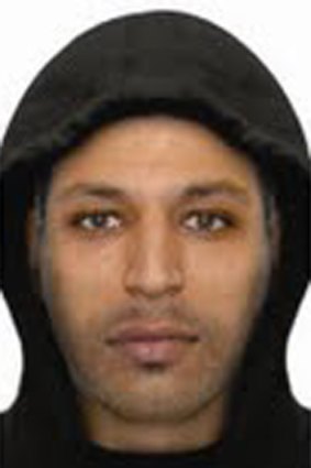 Police have released this phto-fit image of the Essendon sex attack suspect.