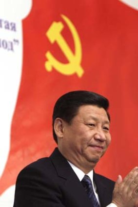 Jolly good show ...   Xi Jinping’s rise to the top ranks of the Communist Party has been helped along by his wife’s popularity.