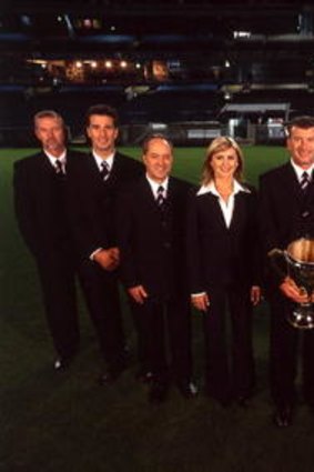 Where it began with Channel Ten's AFL commentary team in 2002.