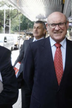 Ready for grilling &#8230; Ian Macdonald arrives at the Independent Commission Against Corruption for a fourth day of questioning.