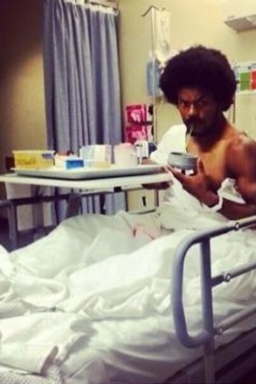 ACT Brumbies winger Henry Speight in hospital after breaking his jaw against the NSW Waratahs.
