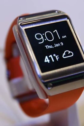 Wearables: Samsung's Galaxy Gear smart watch.