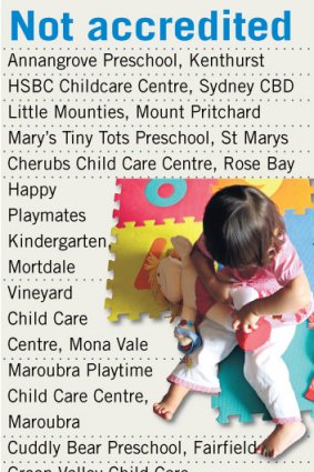 Unaccredited childcare centres